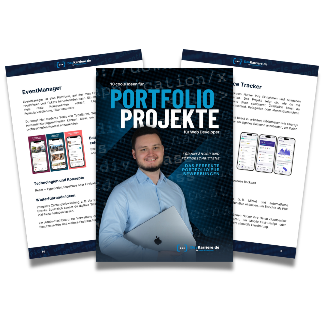 10 Projektideen — Vorschau Mockup